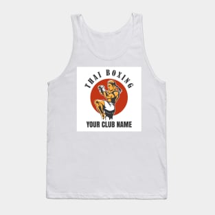 Thai Boxing Club Emblem Tank Top